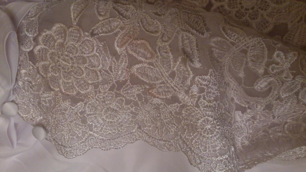 2016 Hot Selling Custom Made A Line Wedding Dresses Vestido de Noiva Casamento Chiffon Lace See through Backless Robe De Mariage