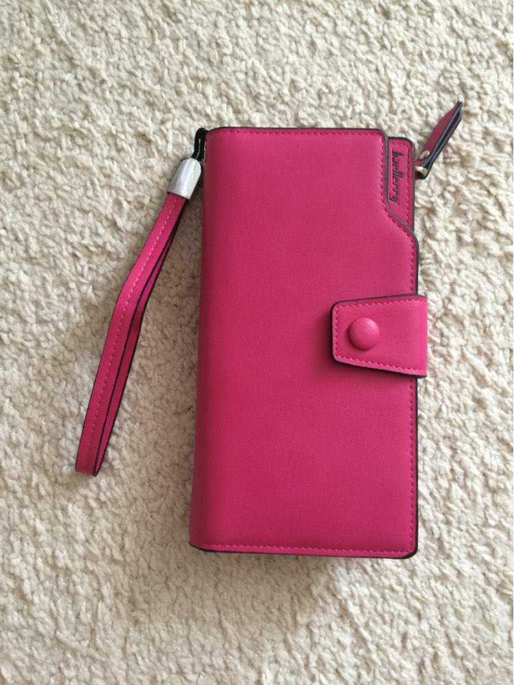 2016 new Multicolor Ms. wax leather wallet female long paragraph leather wallets Purse for women free shipping 13848-3