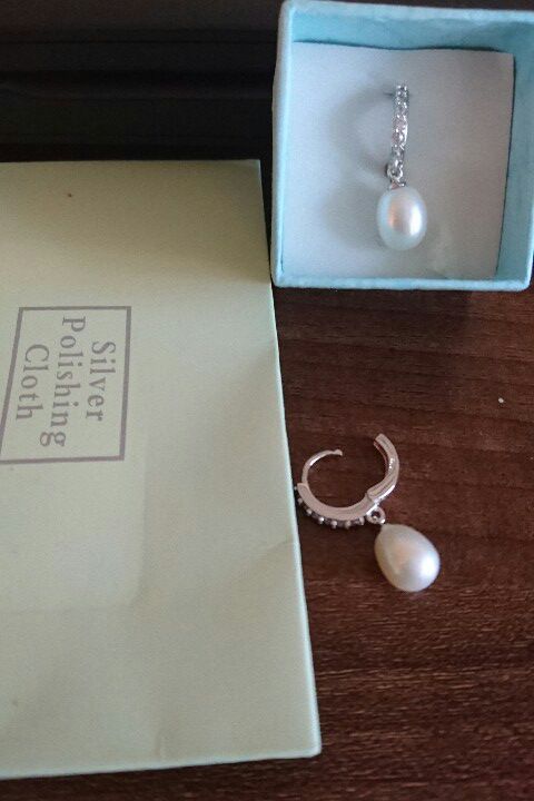 HENGSHENG Genuine pearl jewelry natural pearl earrings cultured freshwater pearls with 925 silver,earring women girl best gifts