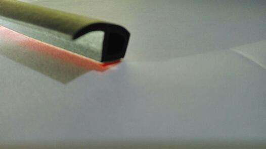 4Meter pcs/ lot P type car sound insulation seal sealing rubber strip sealing Noise Weather Rubber 3m Sticky Tape car door seal