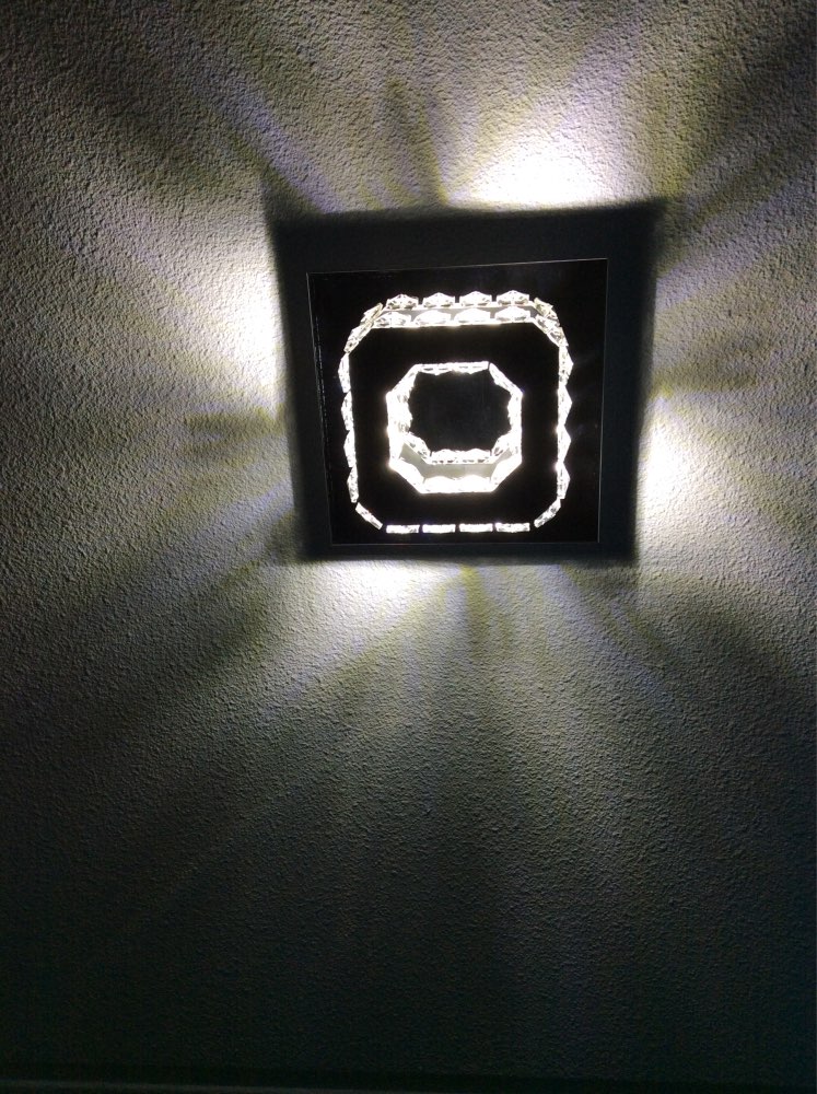 Single Head LED Crystal Ceiling lights Square Lustre Luminarias Para Sala for home aisle corridor porch kitchen room lamps