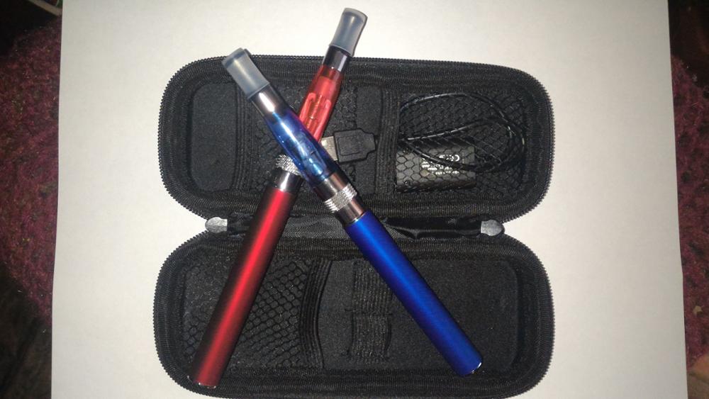 1Pcs/Lot Electronic Cigarette  CE4+/ce6 Double Starter Kits Ego Zipper Carry Case 650mAh 900mAh 1100mAh1300mah eGo-t CE6 Kit