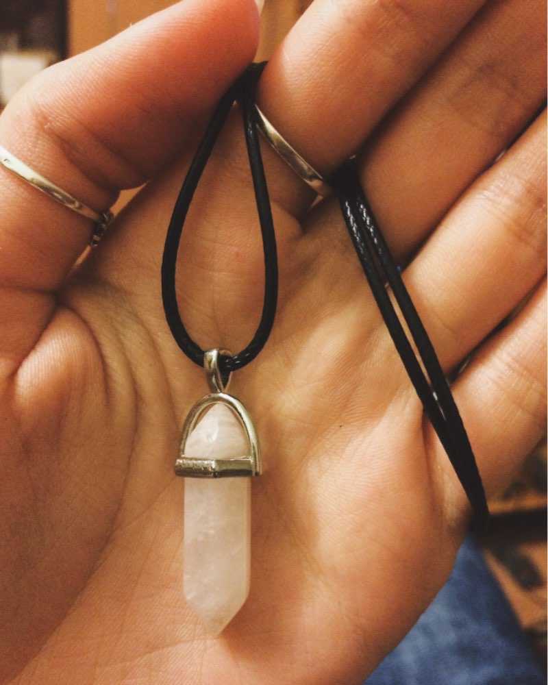 Fashion Jewelry Hexagonal Column Necklace Natural Quartz turquoise Agate Amethyst Stone Pendant Necklace Valentine's Day Gifts