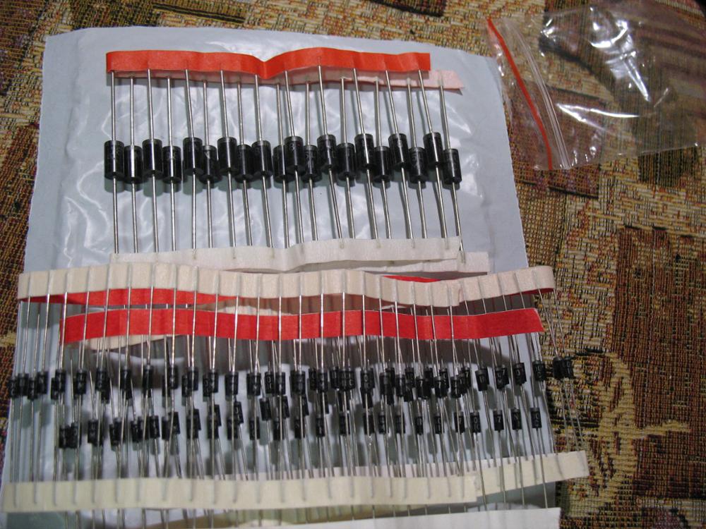E016 Free shiiping 100PCS 1N4007 4007 1A 1000V DO-41 Rectifier Diode
