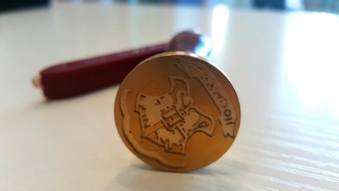 ST004 Harry Potter Wax Seal stamp Hogwarts Crest Gryffindor Slytherin Malfoy house LOGO + sealing wax high quality wooden stamp
