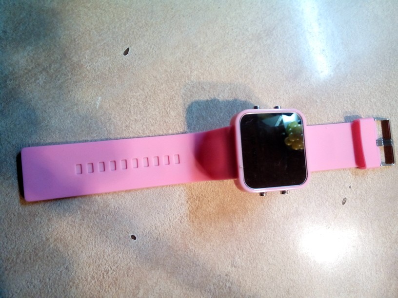 New Square Mirror Face Silicone Band Digital Watch Red LED Watches Electronics WristWatch Sport Clock Hours 12 colour
