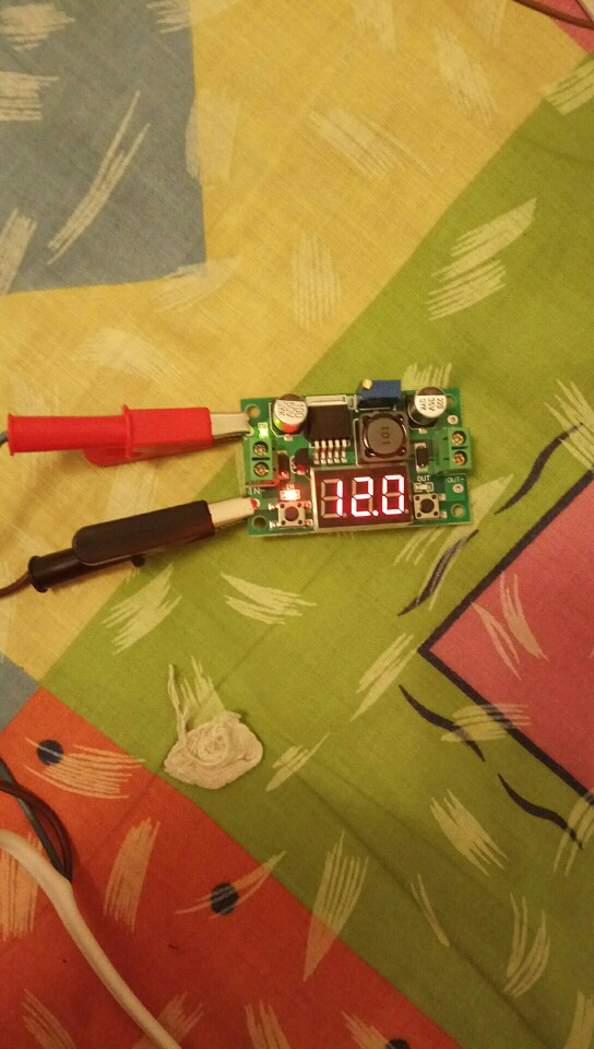 1pcs LM2596 DC 4.0~40 to 1.3-37V Adjustable Step-Down Power Module + LED Voltmeter DC/DC