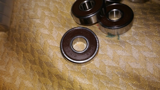 608 2RS Bearing ABEC-5 10PCS 8X22X7 MM  Skateboard Ball Bearings 608RS EMQ Z3V3 608-2RS 608rs Bearing