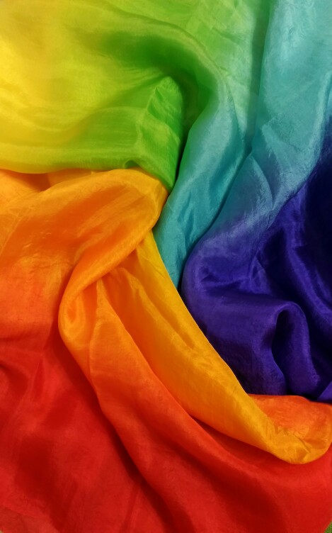 design 100% real silk belly dance veil, cheap dance veils,tari perut kostum veil wholesale 250 270*114cm Rainbow colors