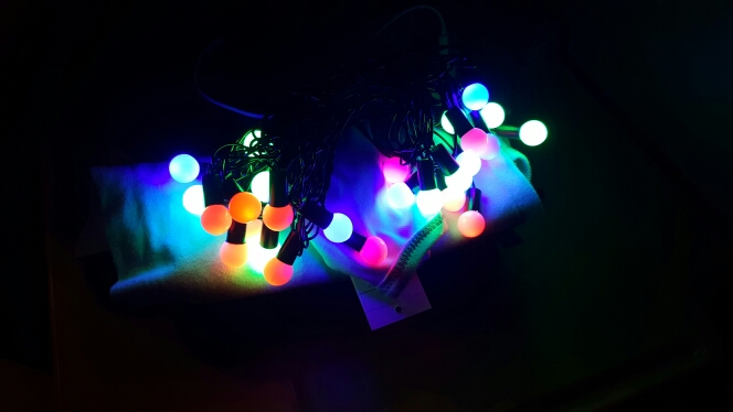 7m Fairy Christmas lights LED string lights ball Garland luci natale holiday new year wedding decoration lamp lighting strings