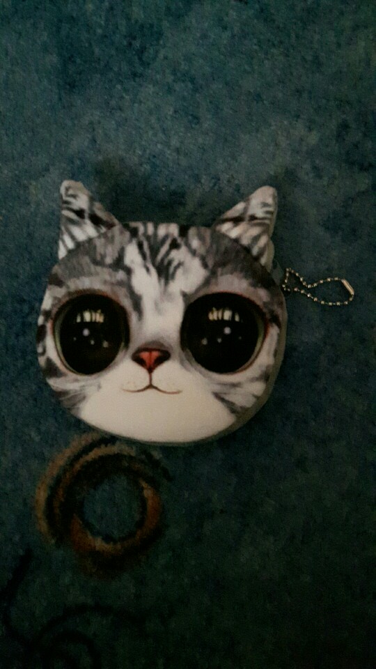 Gorgeous Flawless Cat/dog Face Zipper Case Coin Purse Wallet Makeup Bag 2015 most fashion