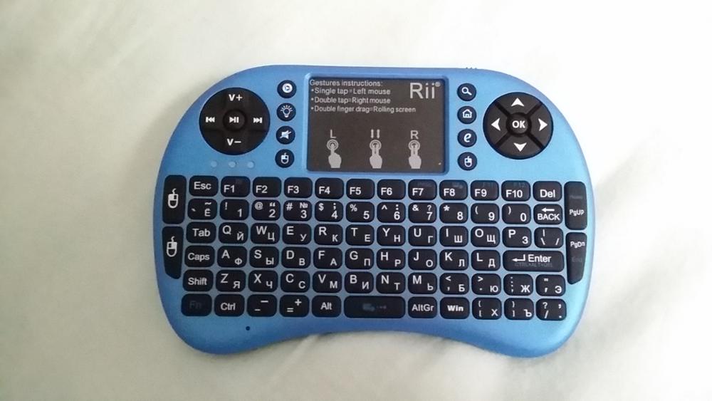 New Hot Black 2.4G RF Rii mini i8+ Wireless Keyboard Touch Pad mouse Backlit gaming Keyboard for HTPC Tablet Laptop PC Teclado