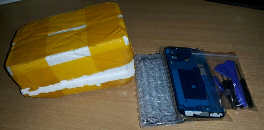Black S4 Full Housing Repair Parts For Samsung GT-i9505 Front frame+Middle Frame+battery cover+front screen glass + tools