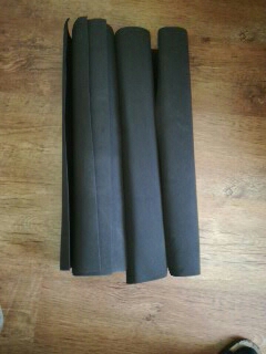 5 pcs/lot 50*50cm 2mm EVA Foam Sheet Cosplay White Black Green Pink Color Sponge Paper DIY handcraft Materials Colorful