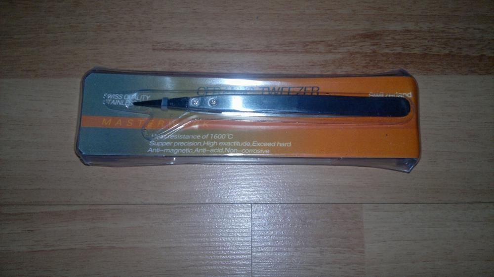 E cigarette Assembly Tools / Heat Resistant Tweezer Type Ceramic Tweezers Rebuild tool Heat Resistant ceramic Tweezers