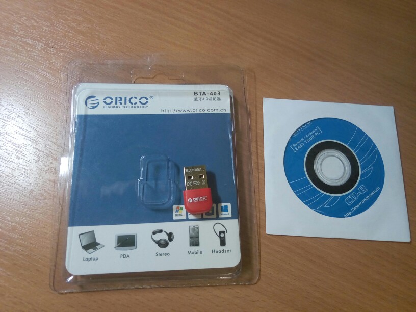 Bluetooth 4.0 Adapter USB Dongle Transmitter Receiver for PC for  Windows Vista Compatible Bluetooth 2.1/2.0/3.0 (ORICO BTA-403)