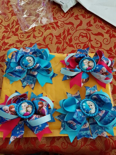 10 Colors Baby Headband Girls Hair Band Headband Princess Elsa Anna Ribbon With Alligator Kids Hair Clip Hair Accessories H020
