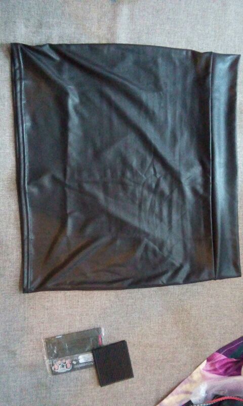 Women Sexy Bodycon Mini Skirt Faux Leather Zip High Wasit Skirt S-3XL