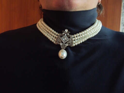 2016 Party Dazzle Noble Multilayer Beads Chain Romantic Choker Necklace Simulated Pearl Necklace  Fashion Jewelry