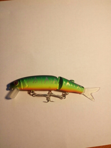 Bearking 2016good fishing lure minnow quality professional bait 11.3cm 13.7g swim bait jointed bait equipped black or white hook