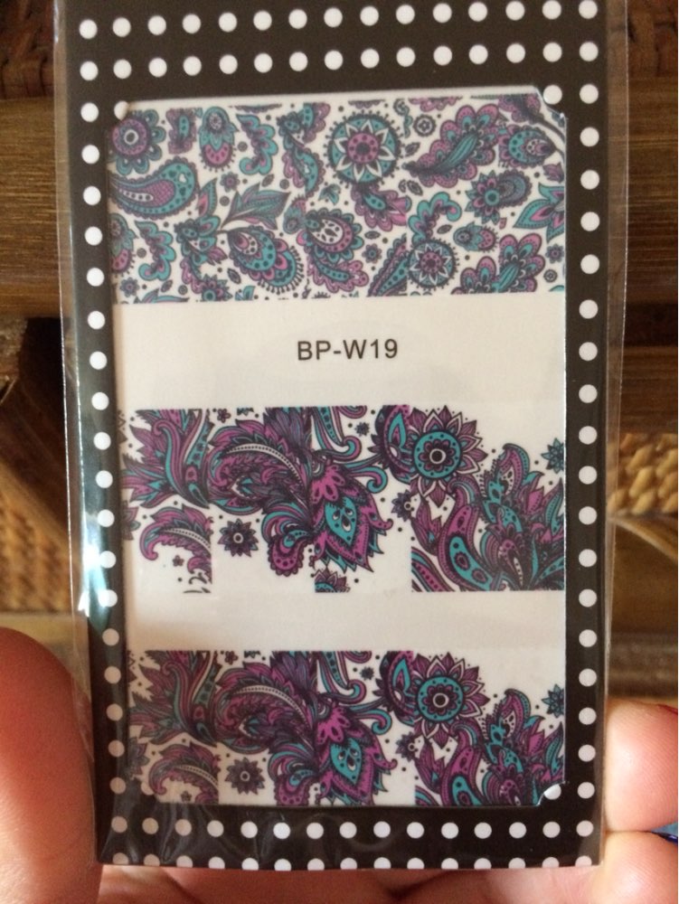 2 Patterns/Sheet Blooming Flower Nail Art Water Decals Transfer Sticker BORN PRETTY BP-W19 #20610