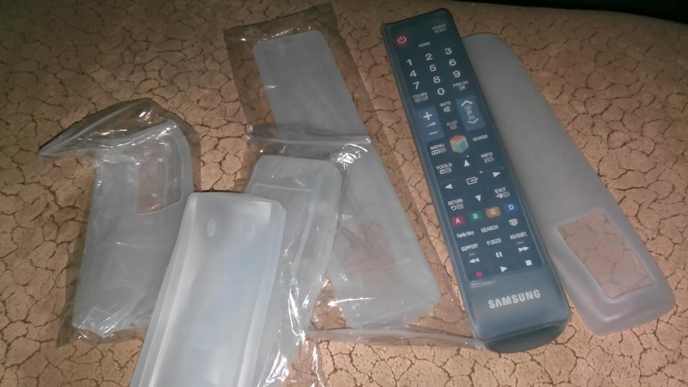 Waterproof TV Remote Control Fluorescent Dust cover Silicone Air Conditioning Protective storage bag Organizer Items Accessories