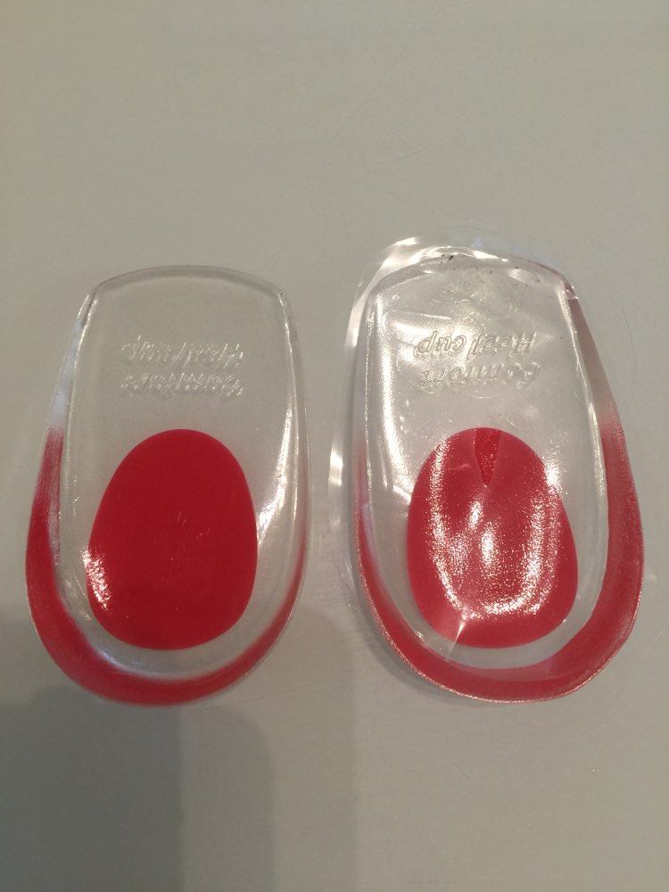 Free Shipping Gel Shoes Pads Cushion Heel Cup Insoles Massager Inserts Heel Pain Spur Silicone