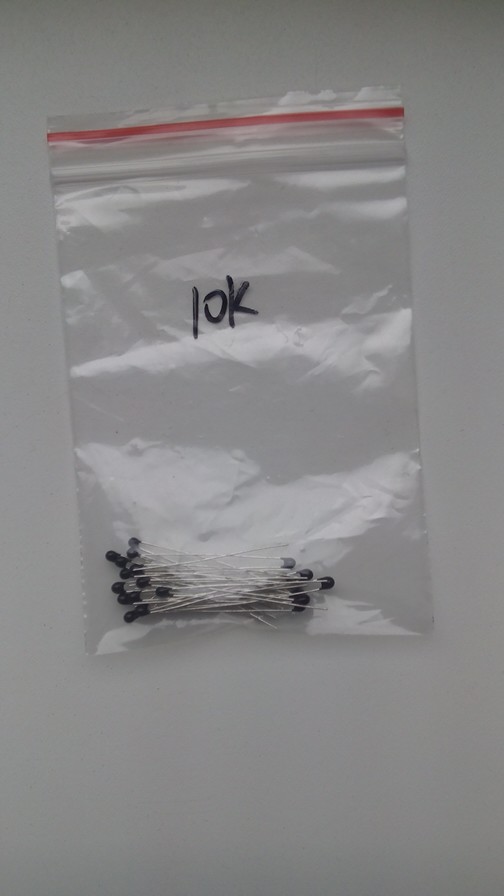 Free Shipping 20pcs 10k OHM NTC Thermistor Resistor NTC-MF52-10K +/-5% 3950