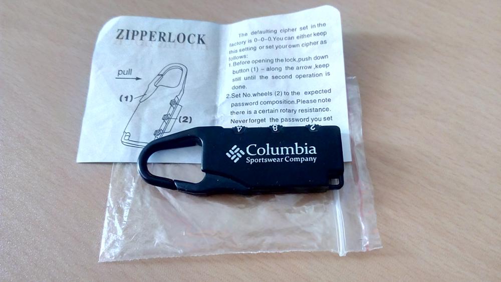 Free shipping Alloy Colubia Combination Code Number Lock Padlock Luggage lock for Zipper Bag Backpack Handbag Drawer Cabinet