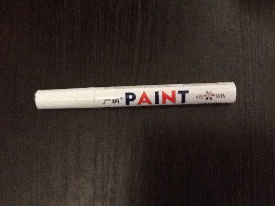 Waterproof Permanent Paint Marker Pen Car Tyre Tire Tread Rubber Metal White Color