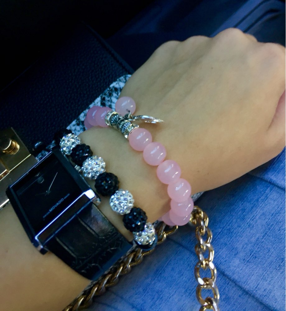Pulseras Mujer Masculina Glass Beads Bracelets & Bangles for Women Men Jewelry Silver Plated arm Pulseira Femme Bijoux