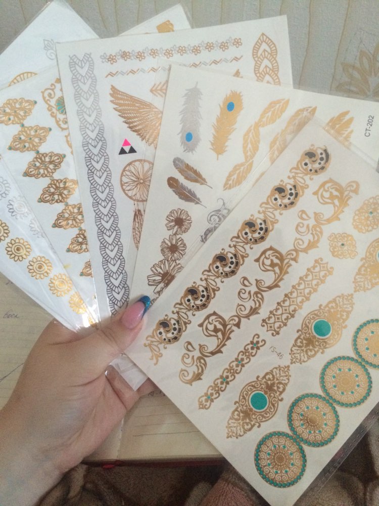 Hot 3D tattoos one-time temporary tattoos Arm flower tattoo waterproof female body art tattoo model 