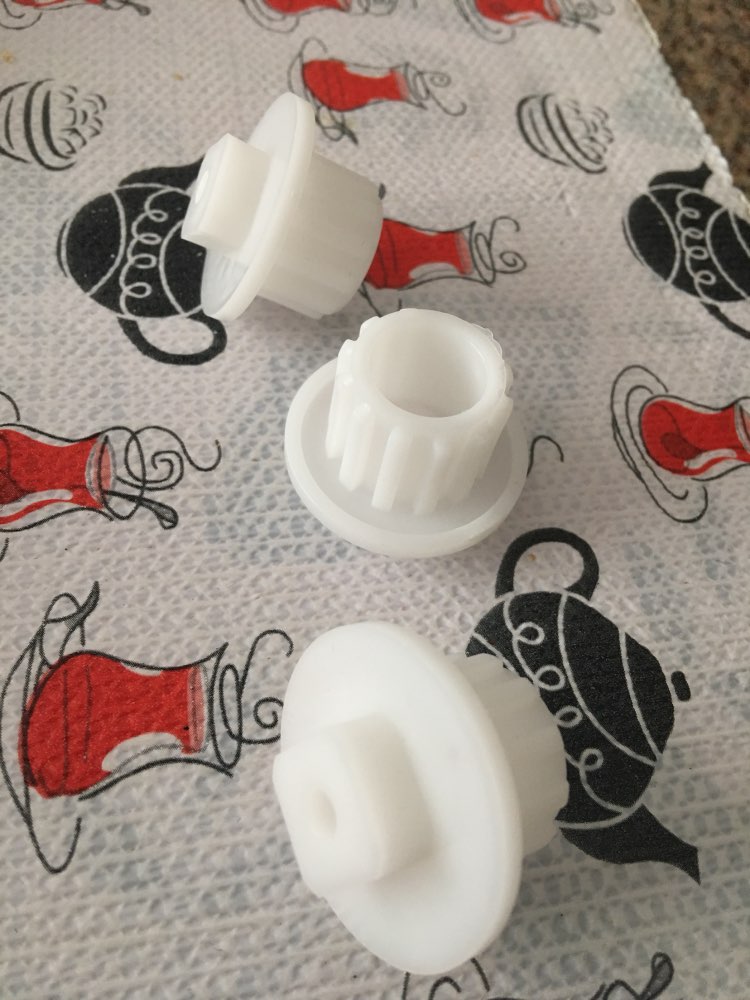 3 pcs/lot Free Shipping Meat Grinder Parts Plastic Gear fit Zelmer A861203, 86.1203, 9999990040,420306564070, 996500043314  5th