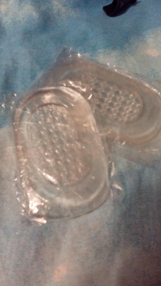 1 Pair Heel Insoles Shoes Massage Cushion Silicone Gel Inserts Pads Massager