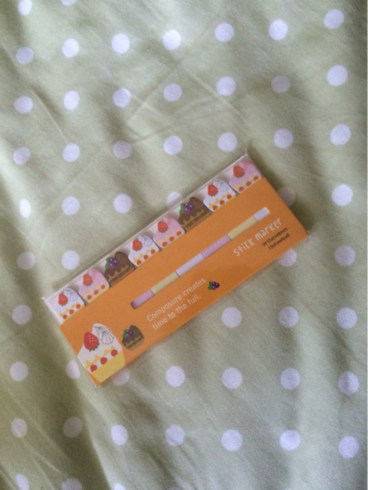 Kawaii Cute Post-It Bookmark Marker Memo pad Flags Index Tab sticky notes Label Paper Stickers Notepad  stationery
