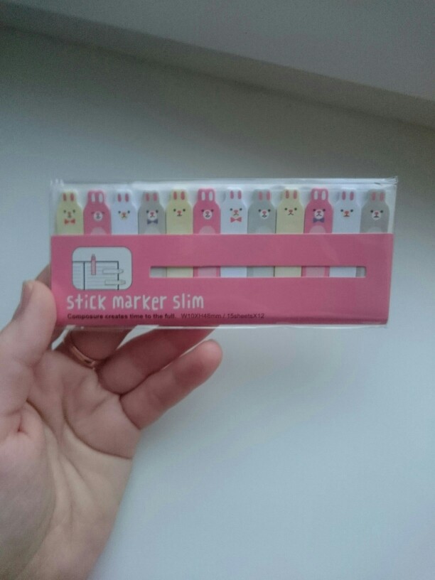 Free Shipping Kawaii Cute Post-It Bookmark Marker Memo pad Flags Index Tab sticky notes Label Paper Stickers Notepad  stationery