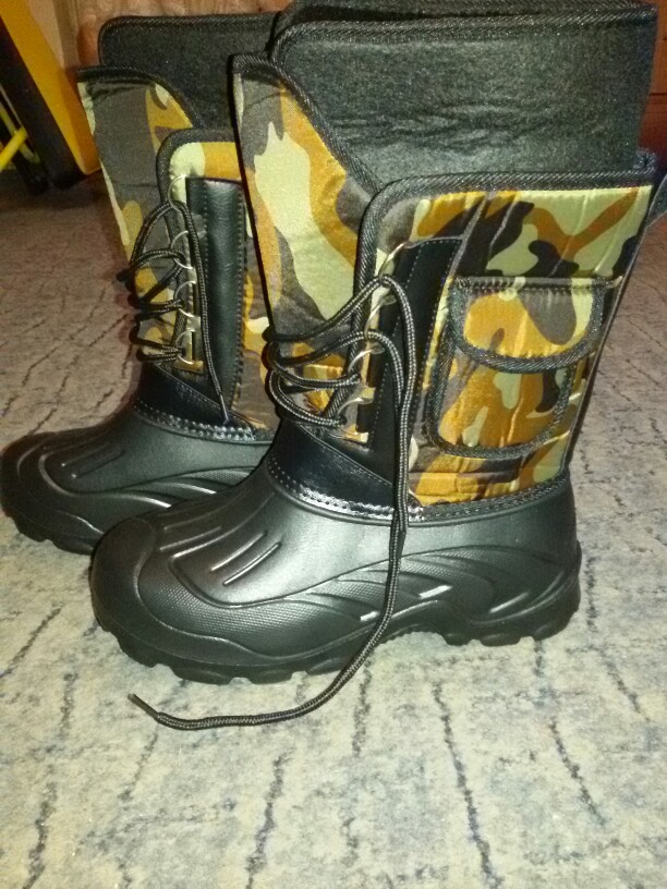 ARCTIC TRACKS Brand Autumn Winter Warm men fashion snow boots military fishing skiing waterproof simple casual mid-calf shoes