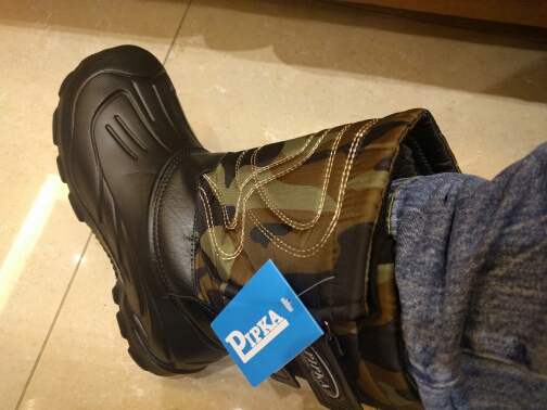 ARCTIC TRACKS Brand Autumn Winter Warm men shoes fashion snow boots military fishing skiing waterproof casual mid-calf shoes