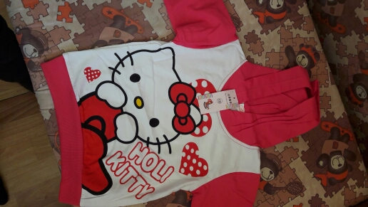 2016 new autumn Hello Kitty girls clothes long sleeve children hoodies kids clothing sweatshirts