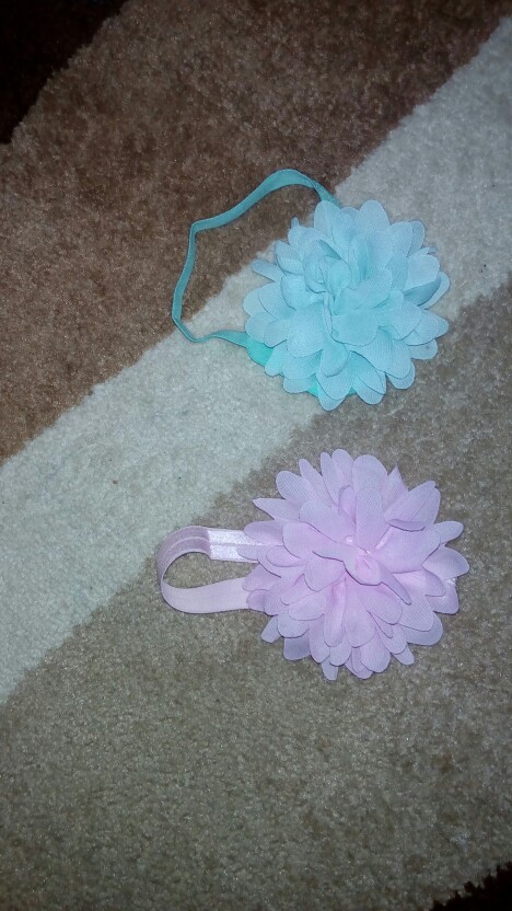 Newborn Baby Girls Satin Ribbon Flower Headbands Photography Props Infant Baby Headband children Accessories  W070