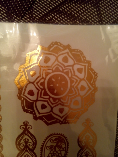 Hot Temporary tattoo Gold tattoo Flash Tattoos Leaf Tatoos Metallic Sex Products jewelry Henna Tatouage Body art  tatto stickers