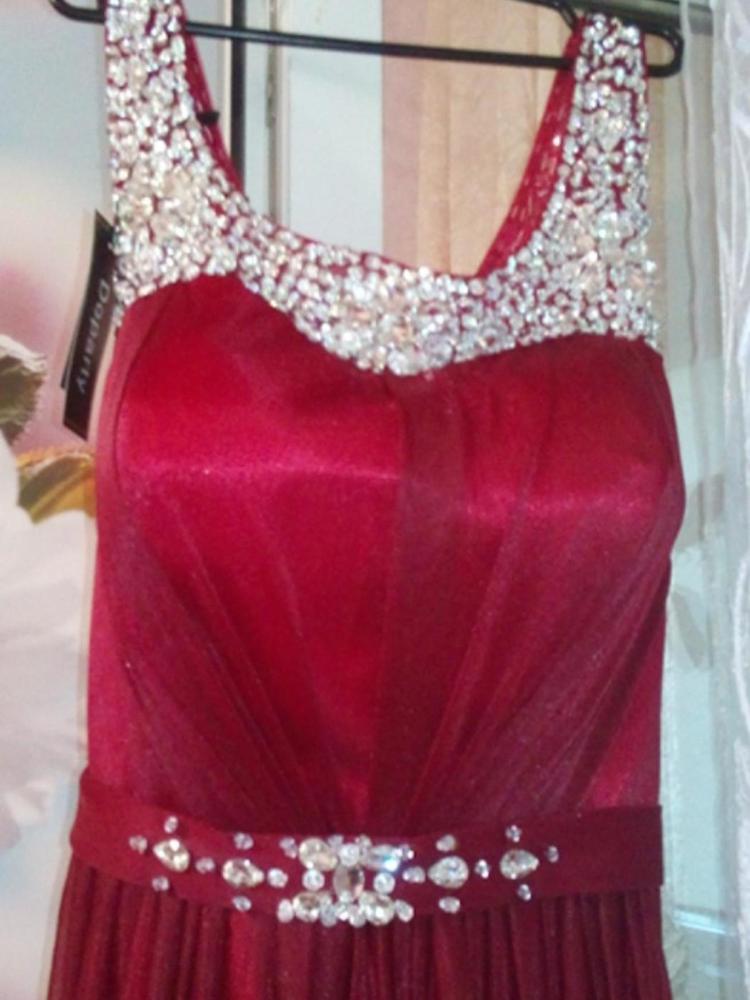 Turquoise Sleeveless Beading Wine Red Floor Length Long Plus Szie A line Party Evening Dresses 2017 New Arrival Formal Dresses