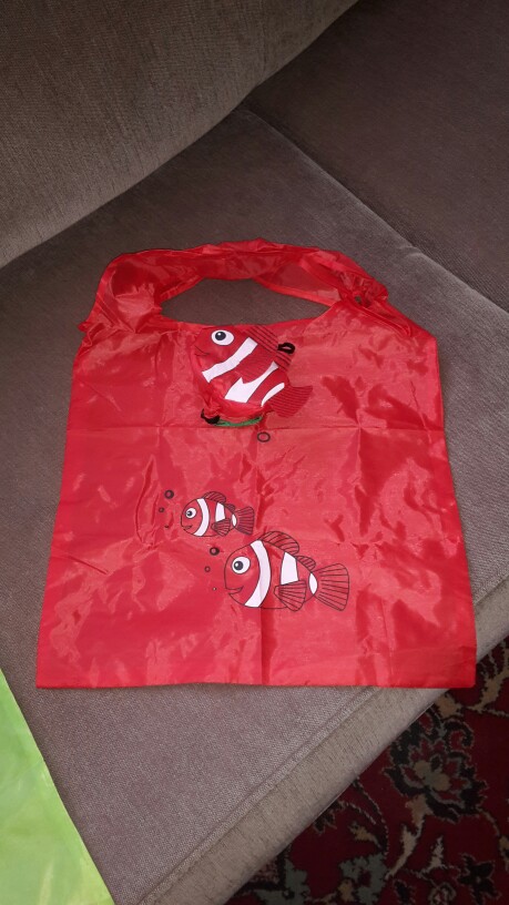 Mic New 10 Colors Tropical Fish Foldable Eco Reusable Shopping Bags 38cm x58cm  GB021