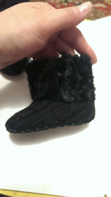 2017 Winter Warm First Walkers Baby Ankle Snow Boots Infant Crochet Knit Fleece Baby Shoes For Boys Girls