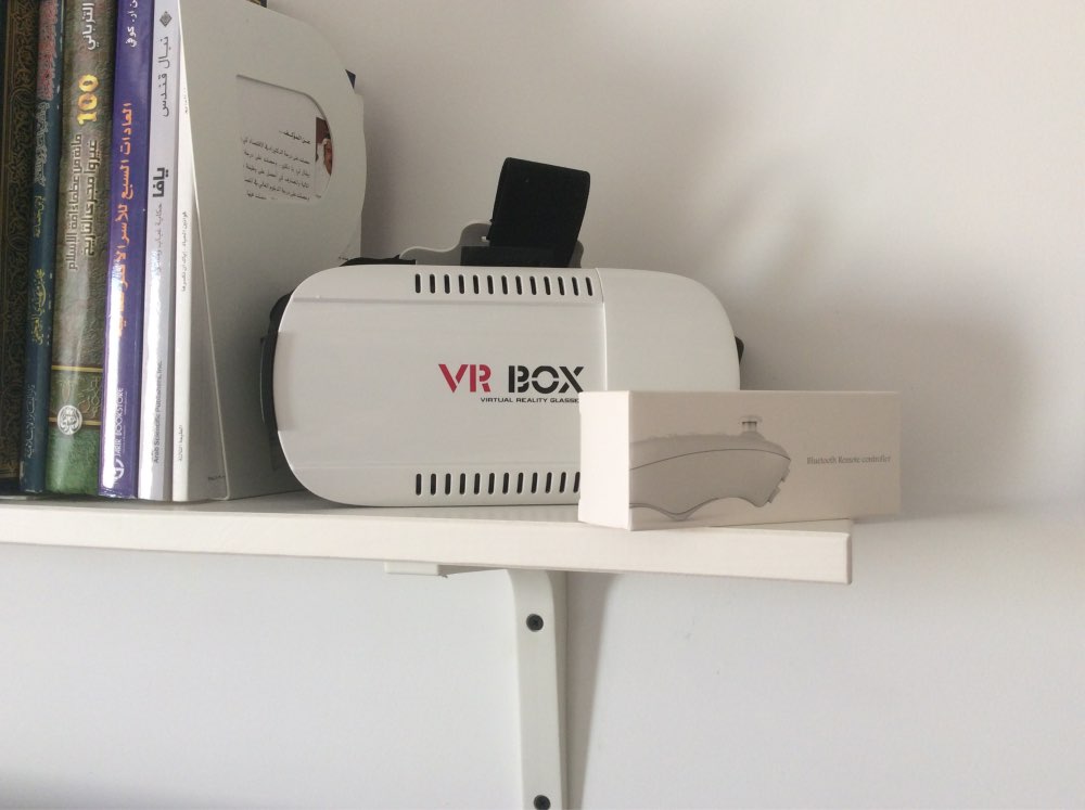 Google Cardboard Headmount VR BOX Version VR Virtual Reality 3D Glasses for 3.5" - 6.0" Smartphone + Bluetooth Remote Controller