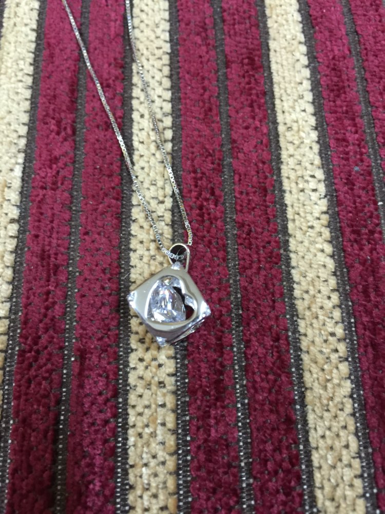 Fine Jewelry iBecci 925 Sterling Silver Necklaces for Women Magic Cube Pendant Necklace Chain 18" Super Elegant Gift