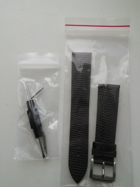 18mm 20mm 22mm 24mm Brown MAN New Top Grade Lizard pattern Genuine Leather Watch BAND Strap Free Delivery