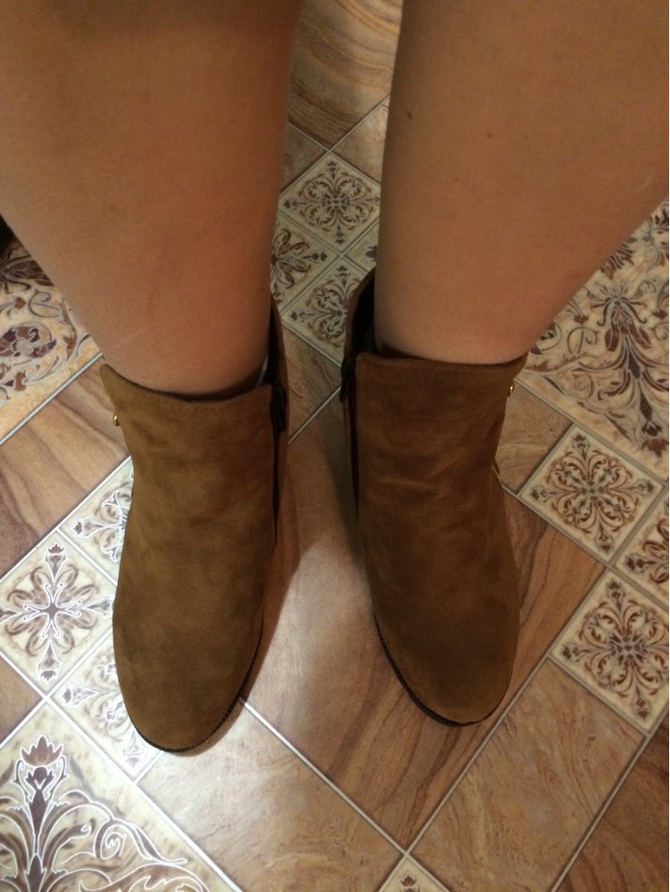 2016 New Fashion women winter ankle boots Women hidden wedges boots Design zip Round toe Women western boots shoes woman