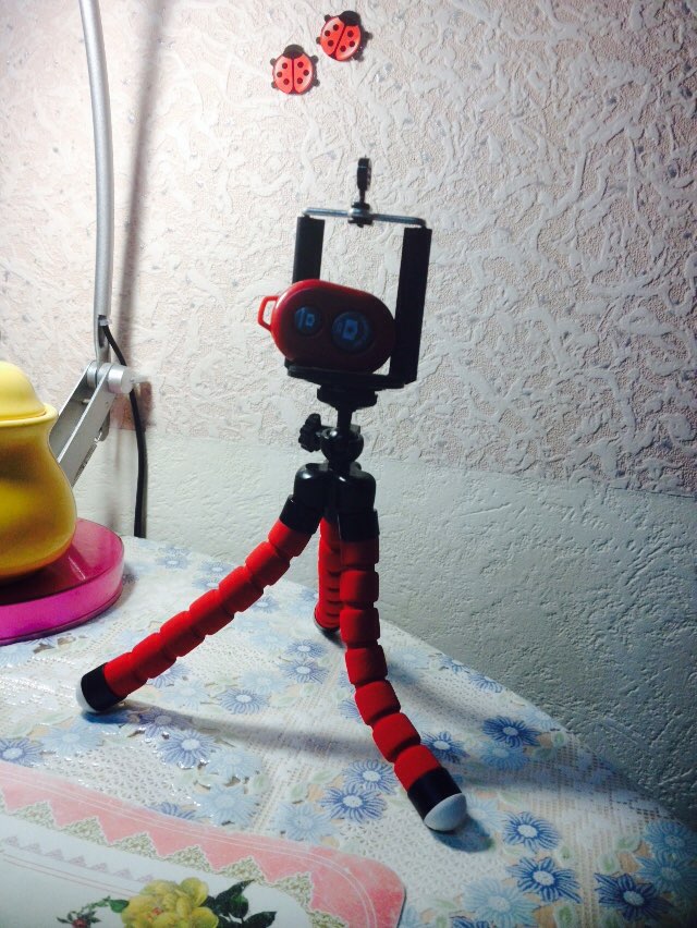 High Quality Digital Camera Mini Flexible Tripod Stand Monopod + Phone Clip with 1/4 Screw for Iphone 6 5 4 4s All Mobile Phone