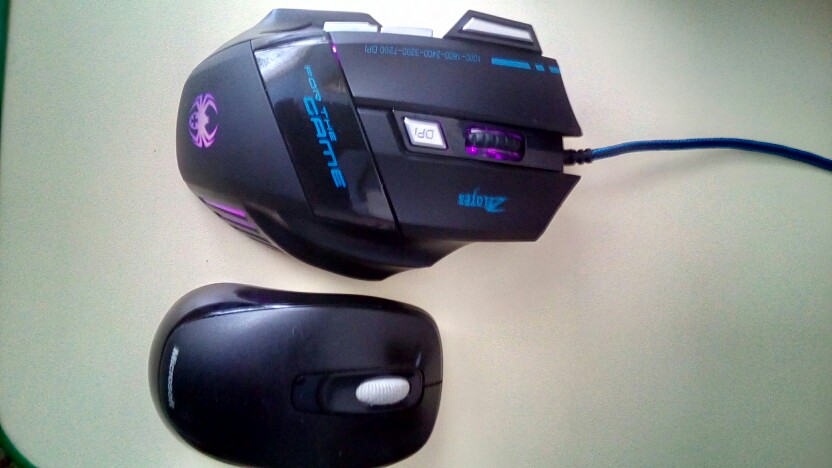 Malloom 7200 DPI 7 Button Mouse Gamer Gaming Multi Color LED Optical USB Wired Gaming Mouse For Pro Gamer Free shipping